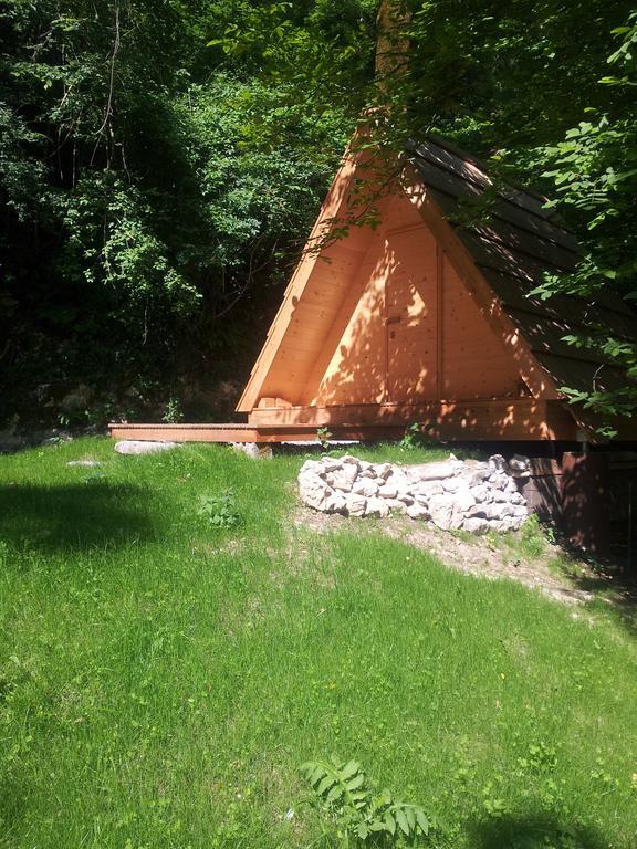 Hotel Glamping Zlata Ribica Idrija pri Baci Zewnętrze zdjęcie